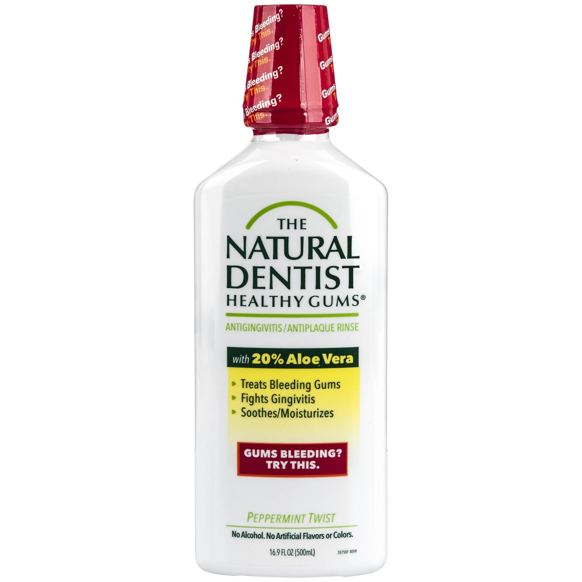 The Natural Dentist Healthy Gums Mouth Rinse Peppermint 16 oz Multi-Pack